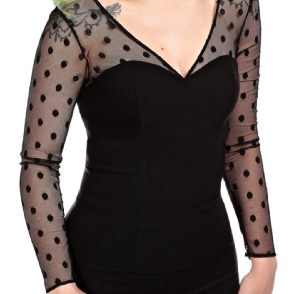 Collectif Nella Polka Dot Top